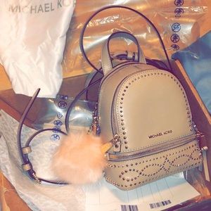 🌹Michael Kors Mini Studded Rhea Backpack🌹